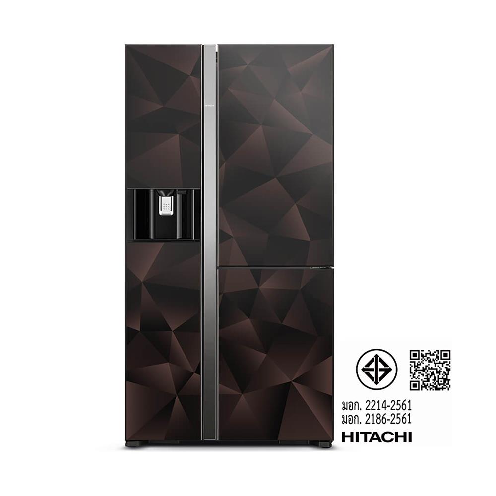 ตู้เย็น SIDE BY SIDE HITACHI R-M600VAG9THX GBZ 20.1 คิว กระจกน้ำตาล อินเวอร์เตอร์