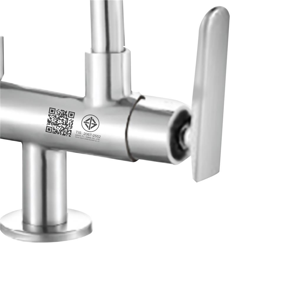 ก๊อกซิงค์เดี่ยวติดตั้งบนเคาน์เตอร์ HONS FC2007 สีเงิน