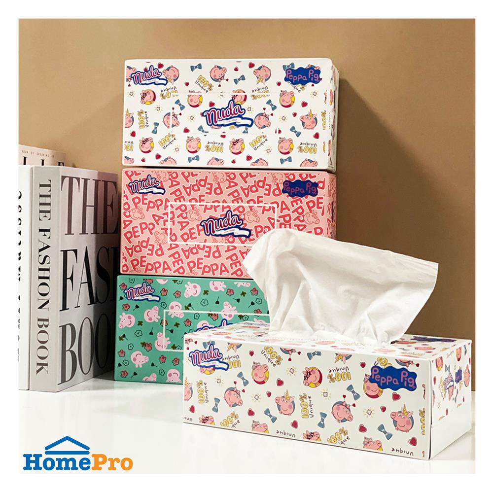 กระดาษเช็ดหน้า NUDA PEPPA PIG แพ็ก 4 ชิ้น