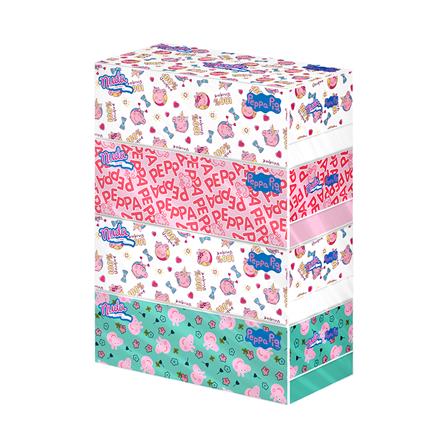 กระดาษเช็ดหน้า NUDA PEPPA PIG แพ็ก 4 ชิ้น