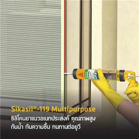 ซิลิโคนยาแนวอเนกประสงค์ SIKA SIKASIL-119 300 มล. สีใส_2