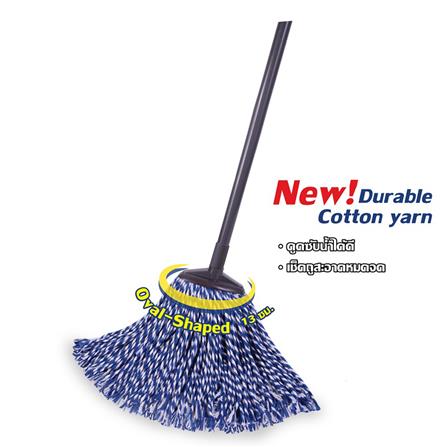 ไม้ม็อบคอตตอน POLY-BRITE MR.ZEBRA 5 นิ้ว สีน้ำเงิน_1