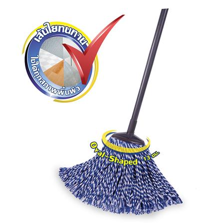 ไม้ม็อบคอตตอน POLY-BRITE MR.ZEBRA 5 นิ้ว สีน้ำเงิน_2