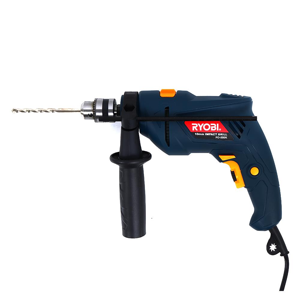 สว่านกระแทก RYOBI PD-550K 10 มม. 550 วัตต์