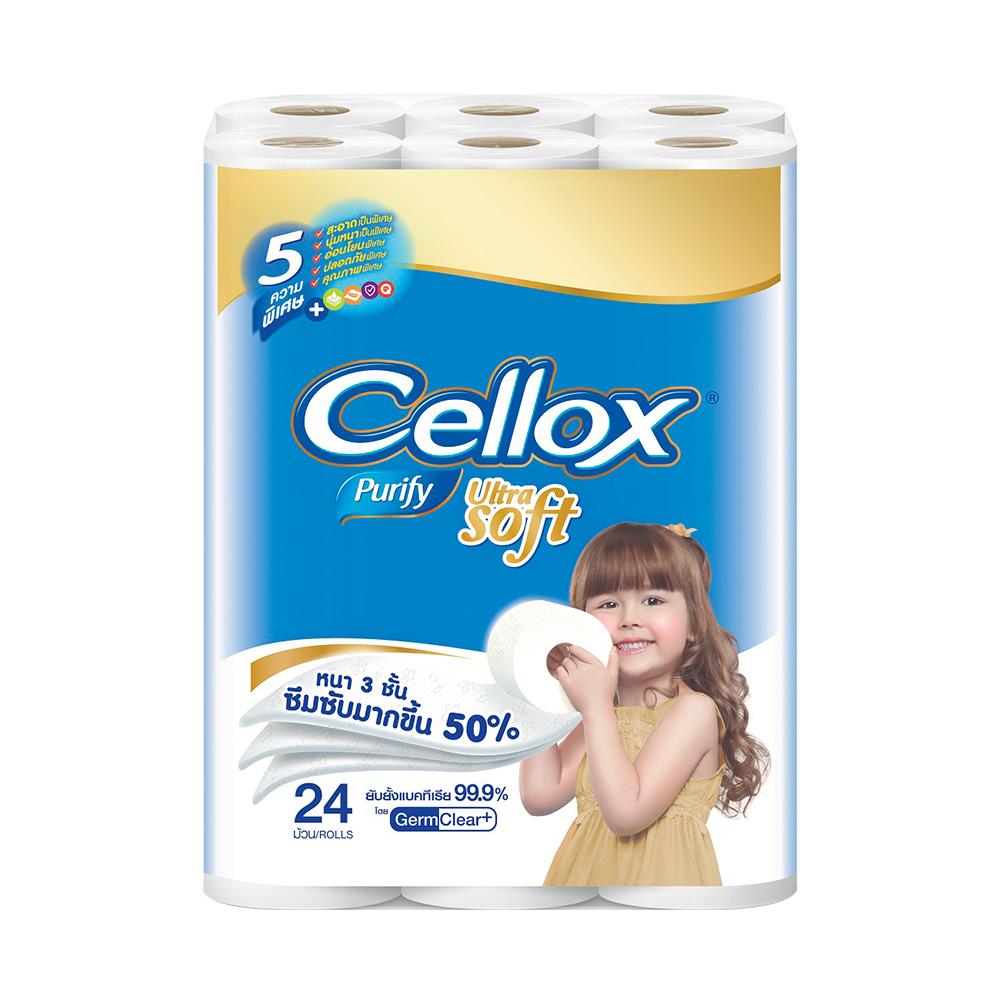 กระดาษชำระ CELLOX PREMIUM แพ็ค24