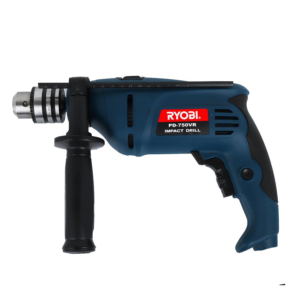 สว่านกระแทก RYOBI PD750K 13 มม. 750 วัตต์