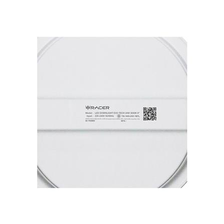 ดาวน์ไลท์ LED RACER EVO TECH 8 นิ้ว 24 วัตต์ WARM WHITE สีขาว_5