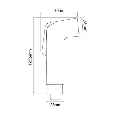 ชุดสายฉีดชำระ HONS RS004-CH_2