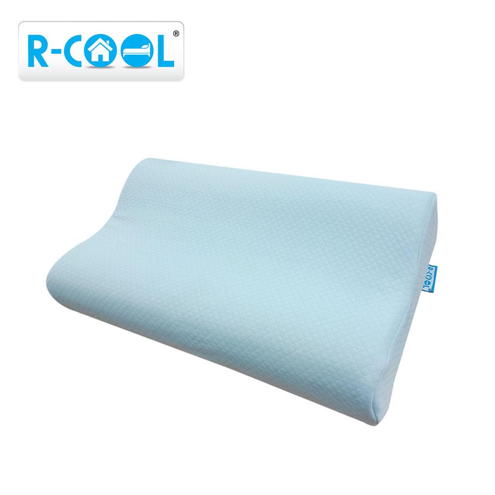 หมอนสุขภาพ เมมโมรี่โฟม R-COOL MEMORY FOAM BLOSSOM 25x45x8 ซม. สีฟ้า
