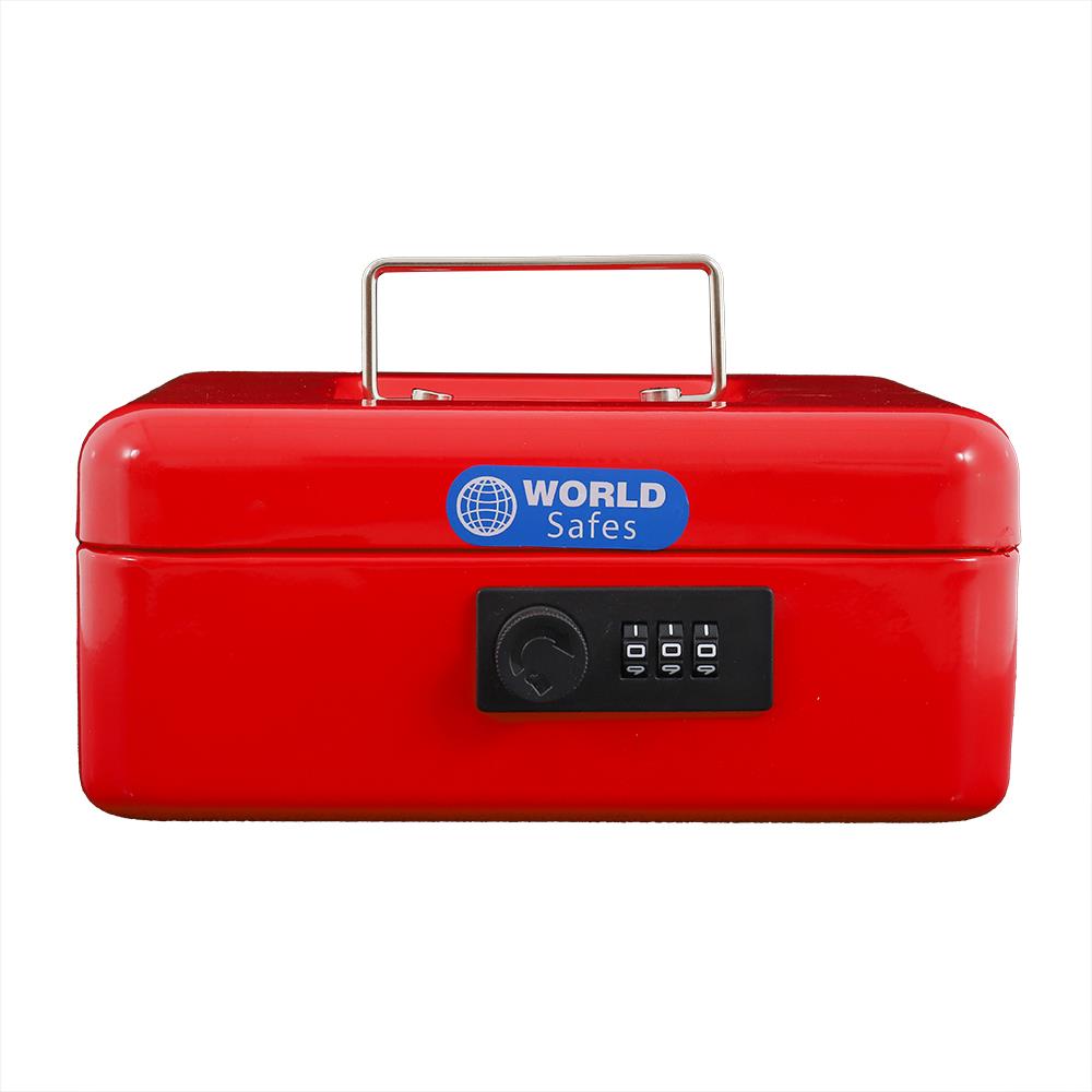 กล่องนิรภัย WORLDSAFES CB-20 สีแดง