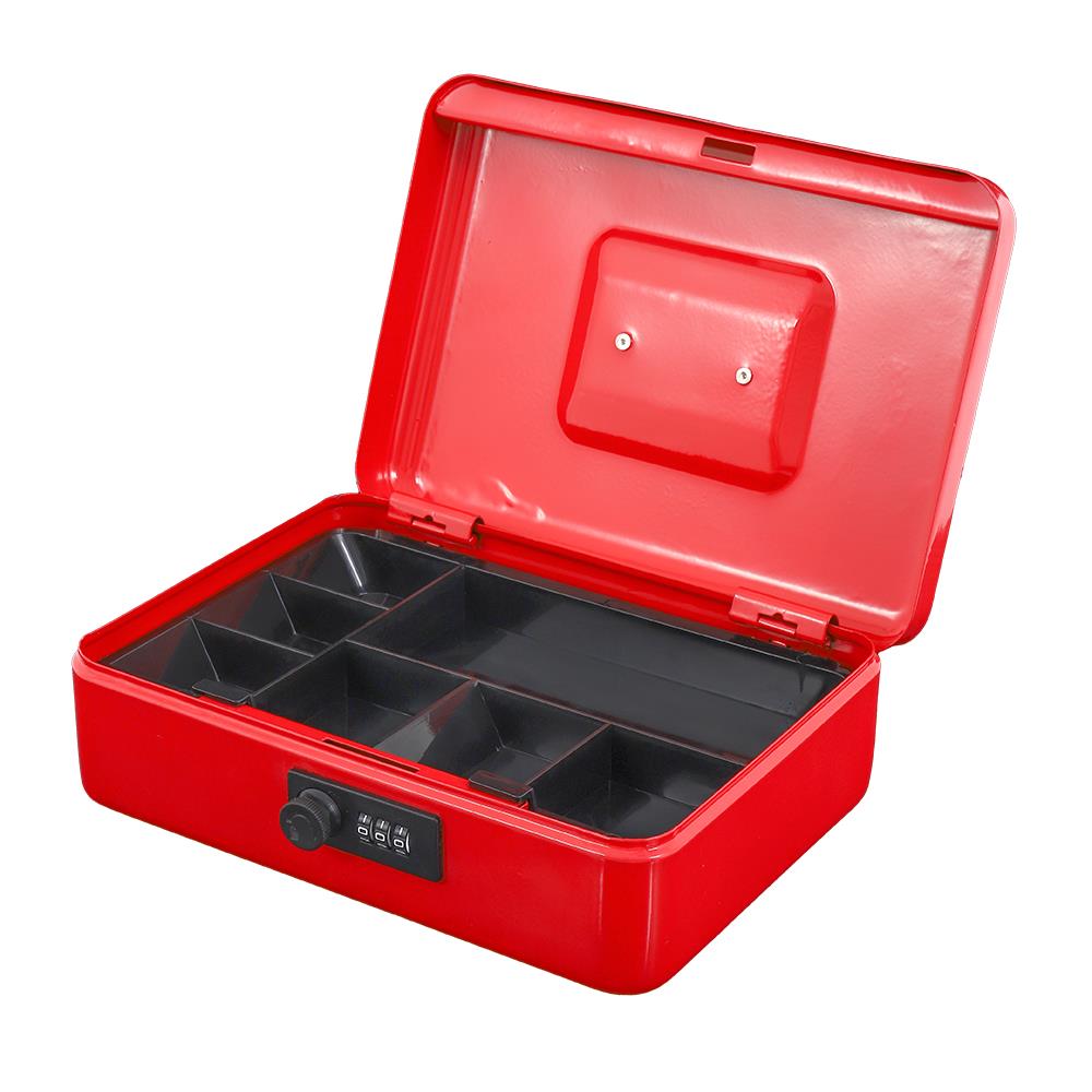 กล่องเก็บนิรภัย WORLDSAFES CB-25 สีแดง