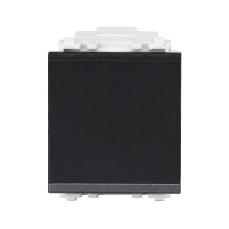 สวิตช์ 1 ทาง PHILIPS LEAF ขนาด 1.5 ช่อง สีดำ