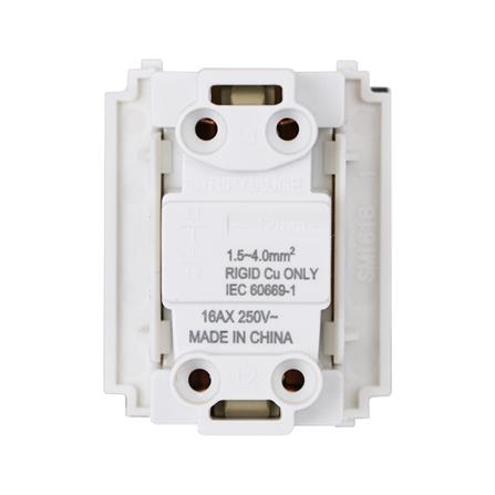 สวิตช์ 1 ทาง PHILIPS LEAF ขนาด 1.5 ช่อง สีดำ_2