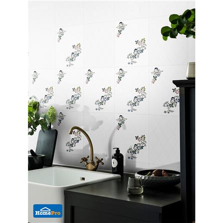 กระเบื้องผนัง 8x10 นิ้ว DURAGRES ฟอพัส เทา 1M2_4