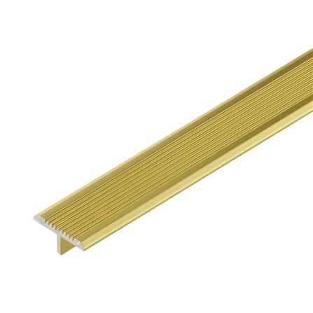 เส้นแบ่งแนวอะลูมิเนียม DP DDSA 152502 15 มม. 2.5 ม. สีทอง