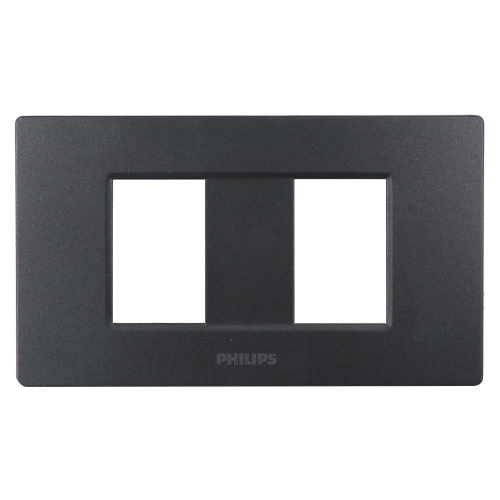 หน้ากาก 2 ช่อง PHILIPS LEAF สีดำ