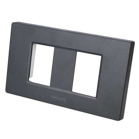 หน้ากาก 2 ช่อง PHILIPS LEAF สีดำ_1