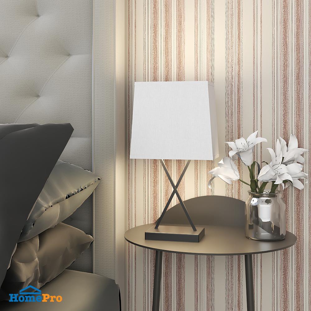 ไฟตั้งโต๊ะ CARINI MDVT0345-1 สีครีม/ดำ