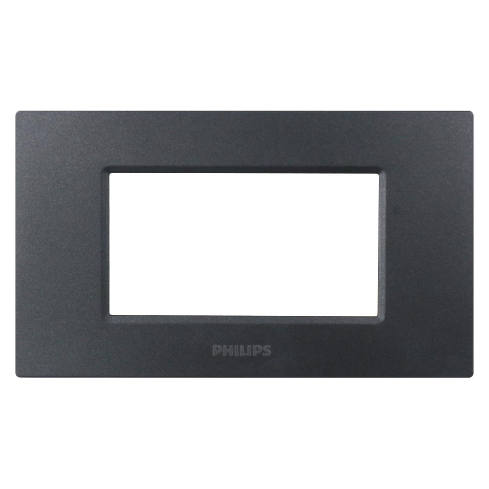 หน้ากาก 3 ช่อง PHILIPS LEAF สีดำ