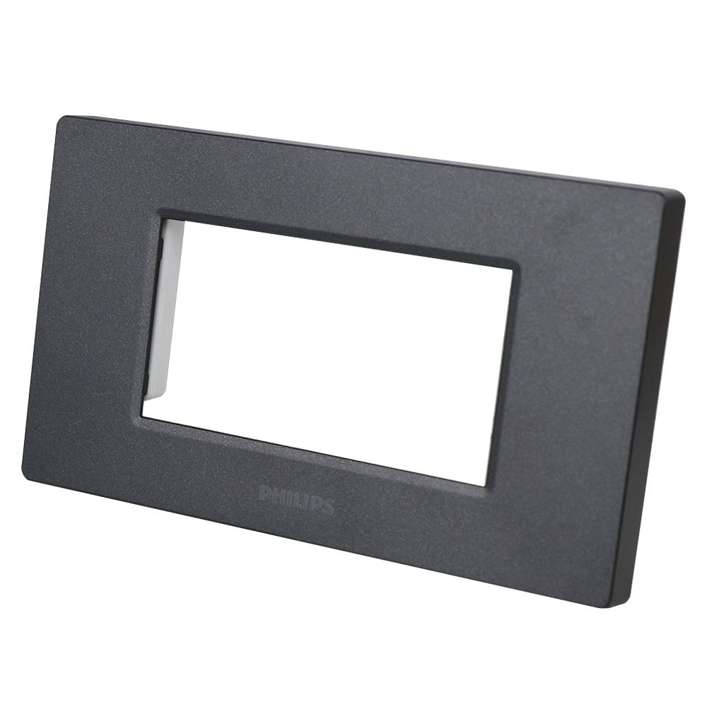 หน้ากาก 3 ช่อง PHILIPS LEAF สีดำ