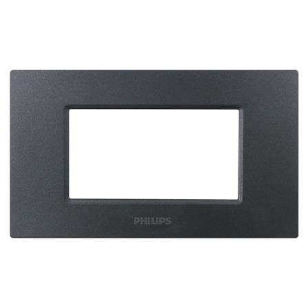 หน้ากาก 3 ช่อง PHILIPS LEAF สีดำ