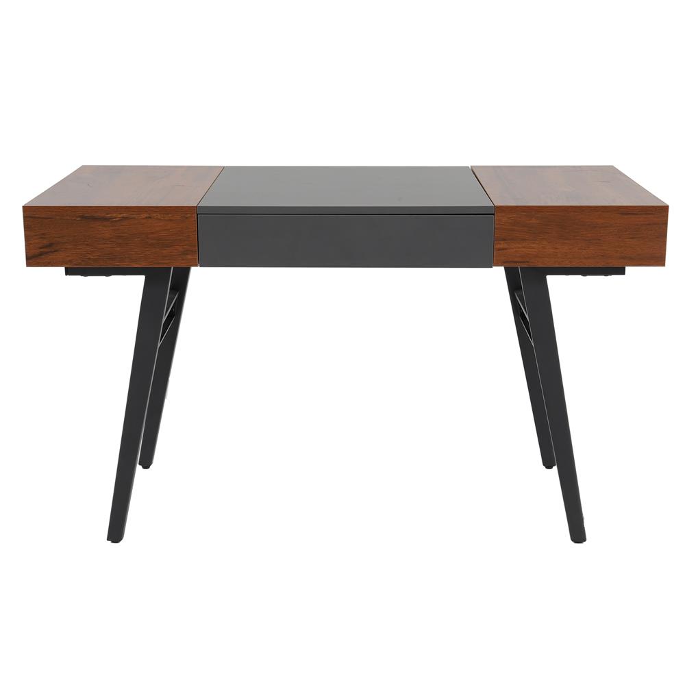 โต๊ะทำงาน FURDINI EXPAND CT-3603 สีดาร์กพาย/เทา