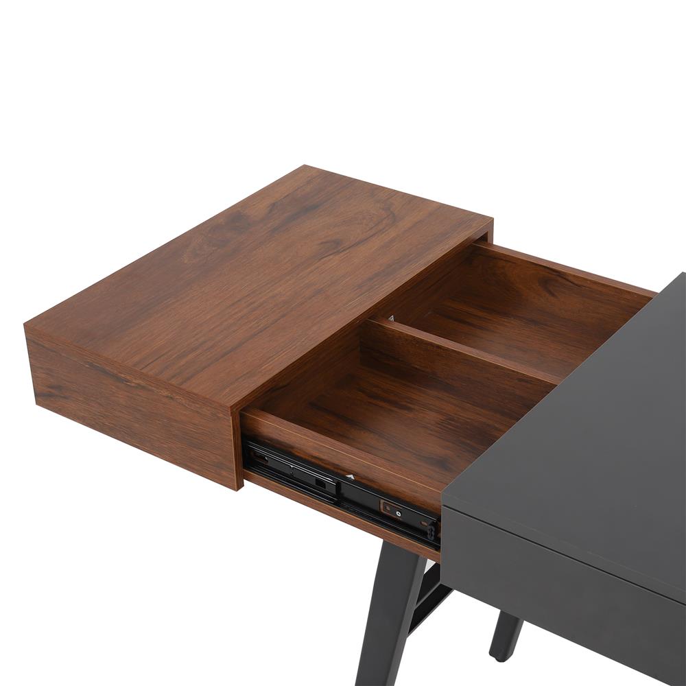 โต๊ะทำงาน FURDINI EXPAND CT-3603 สีดาร์กพาย/เทา