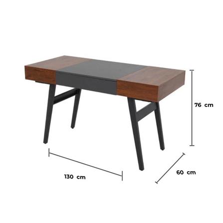 โต๊ะทำงาน FURDINI EXPAND CT-3603 สีดาร์กพาย/เทา_11
