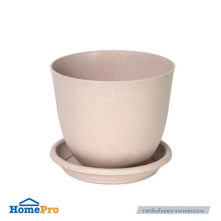 จานรองกระถางชีวภาพย่อยสลาย SPRING PLA 14 ซม._2