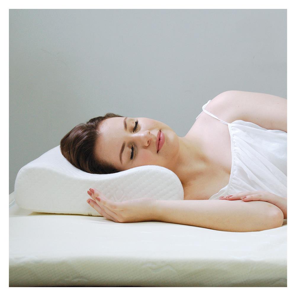 หมอนสุขภาพ เมมโมรี่โฟม R-COOL BUTTERFLY-L 64x32x12 ซม. สีขาว