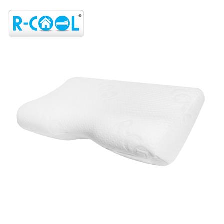 หมอนสุขภาพ เมมโมรี่โฟม R-COOL BUTTERFLY-L 64x32x12 ซม. สีขาว_0