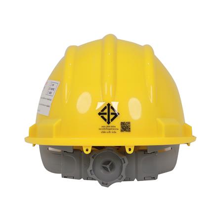 หมวกนิรภัย HDPE มาตรฐานมอก. DEXZON 2332 สีเหลือง_2