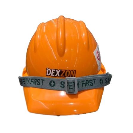 หมวกนิรภัย HDPE มาตรฐานมอก. DEXZON สีส้ม
