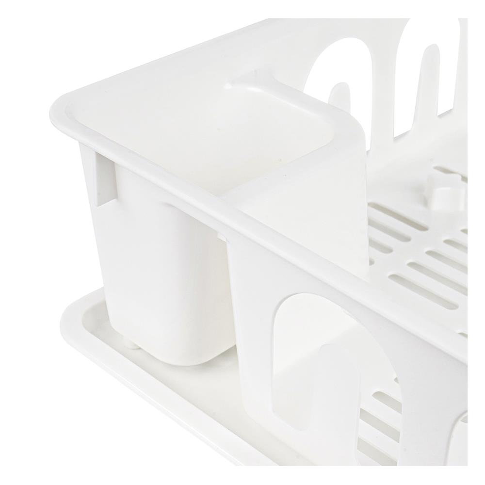 ชั้นคว่ำจานพลาสติกมีถาดรองรุ่น KECH EASY