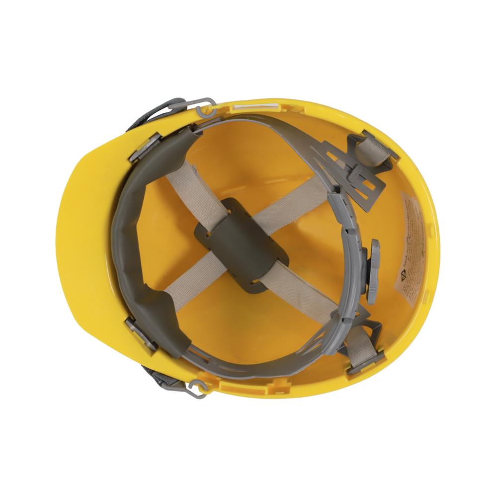 หมวกนิรภัยพลาสติก ABS มาตรฐานมอก. DEXZON 2331 สีเหลือง