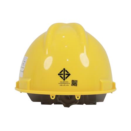 หมวกนิรภัยพลาสติก ABS มาตรฐานมอก. DEXZON 2331 สีเหลือง_2