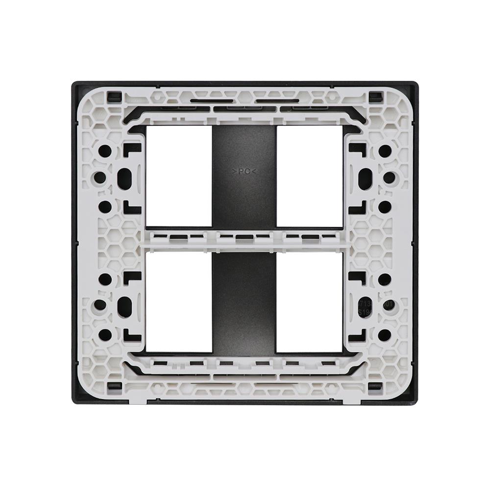 หน้ากาก 4 ช่อง PHILIPS LEAF สีดำ