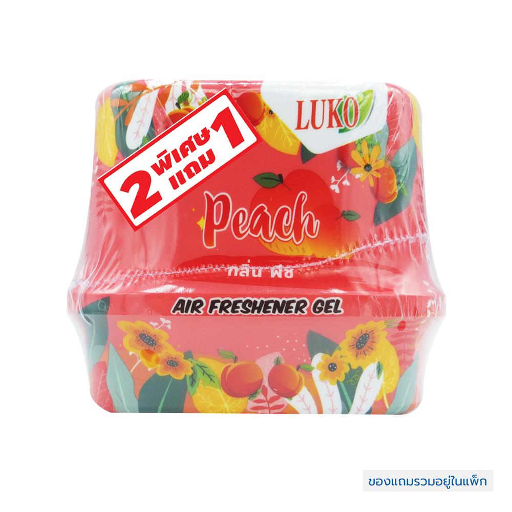 เจลปรับอากาศ LUKO พีช 180 กรัม 2แถม1