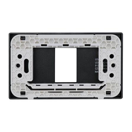 หน้ากาก 1 ช่อง PHILIPS LEAF สีดำ_2