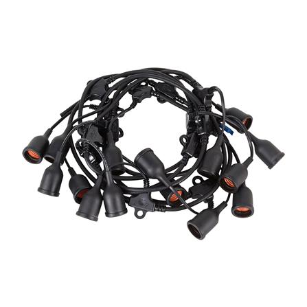 ขั้วกันน้ำสายไฟระย้า KPG SOKAWA VCT 2x1.5 ตารางเมตร 30 ขั้ว 10 เมตร สีดำ