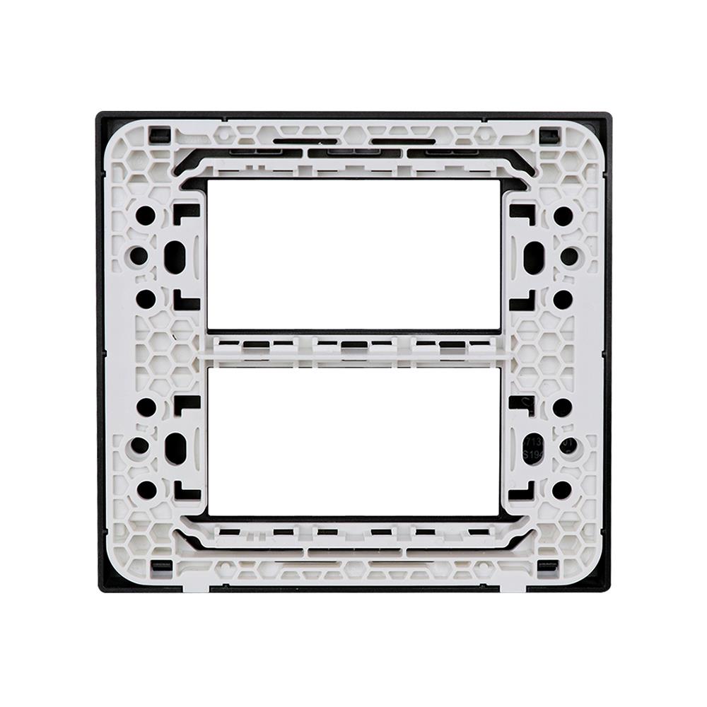 หน้ากาก 6 ช่อง PHILIPS LEAF สีดำ