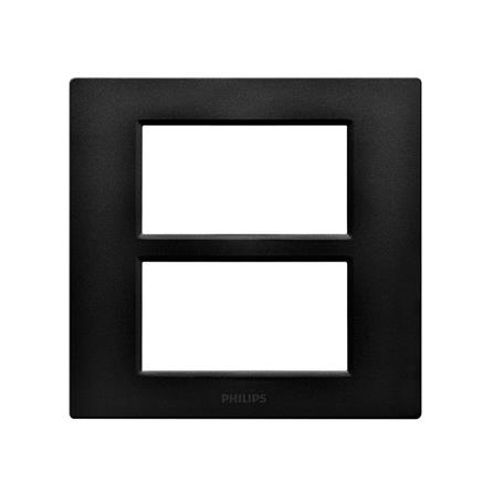 หน้ากาก 6 ช่อง PHILIPS LEAF สีดำ