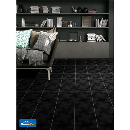 กระเบื้องพื้น 12x12 นิ้ว ภูผา มิวก้า ดำ A 1M2_1