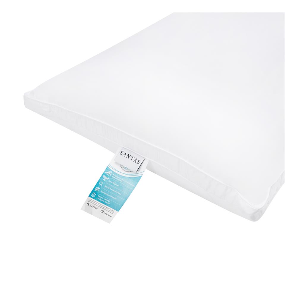 หมอนหนุน ใยสังเคราะห์ SANTAS DREAMESSENCE 19x29 นิ้ว สีขาว
