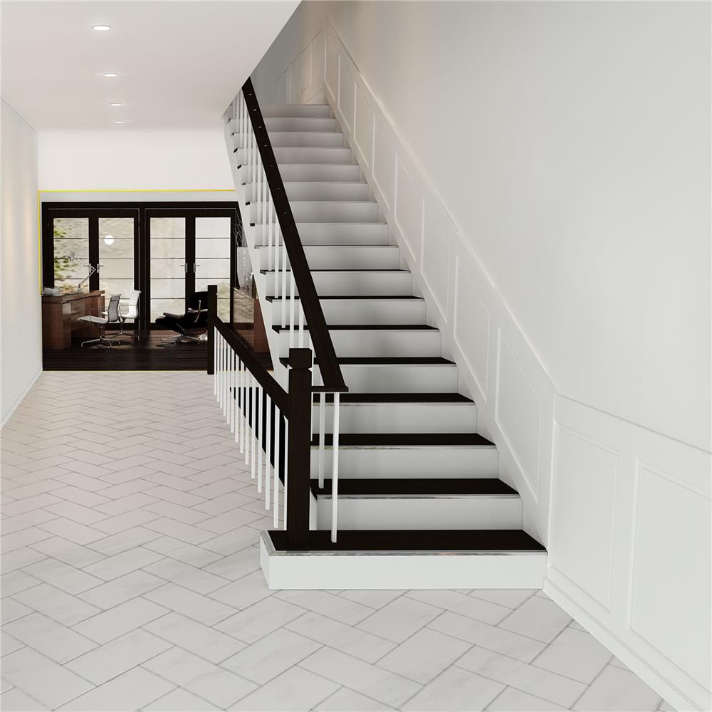 จมูกบันไดอะลูมิเนียม HOME NA 381500 1.5 ม. สีอะลูมิเนียม