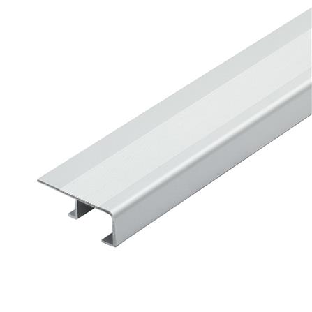 จมูกบันไดอะลูมิเนียม HOME NA 381500 1.5 ม. สีอะลูมิเนียม