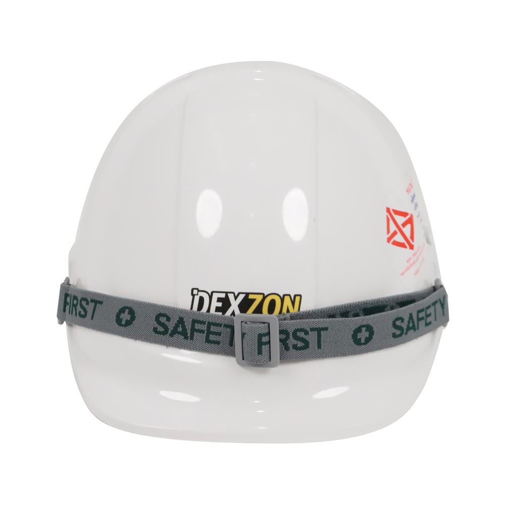 หมวกนิรภัยพลาสติก ABS มาตรฐานมอก. DEXZON 2330 สีขาว