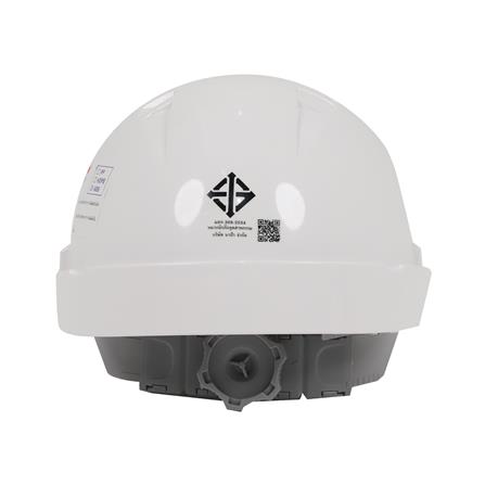 หมวกนิรภัยพลาสติก ABS มาตรฐานมอก. DEXZON 2330 สีขาว_2