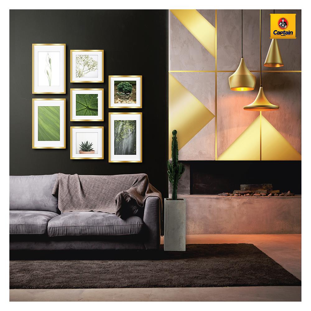 สีทอง CAPTAIN GOLD PAINT 1/4 แกลลอน