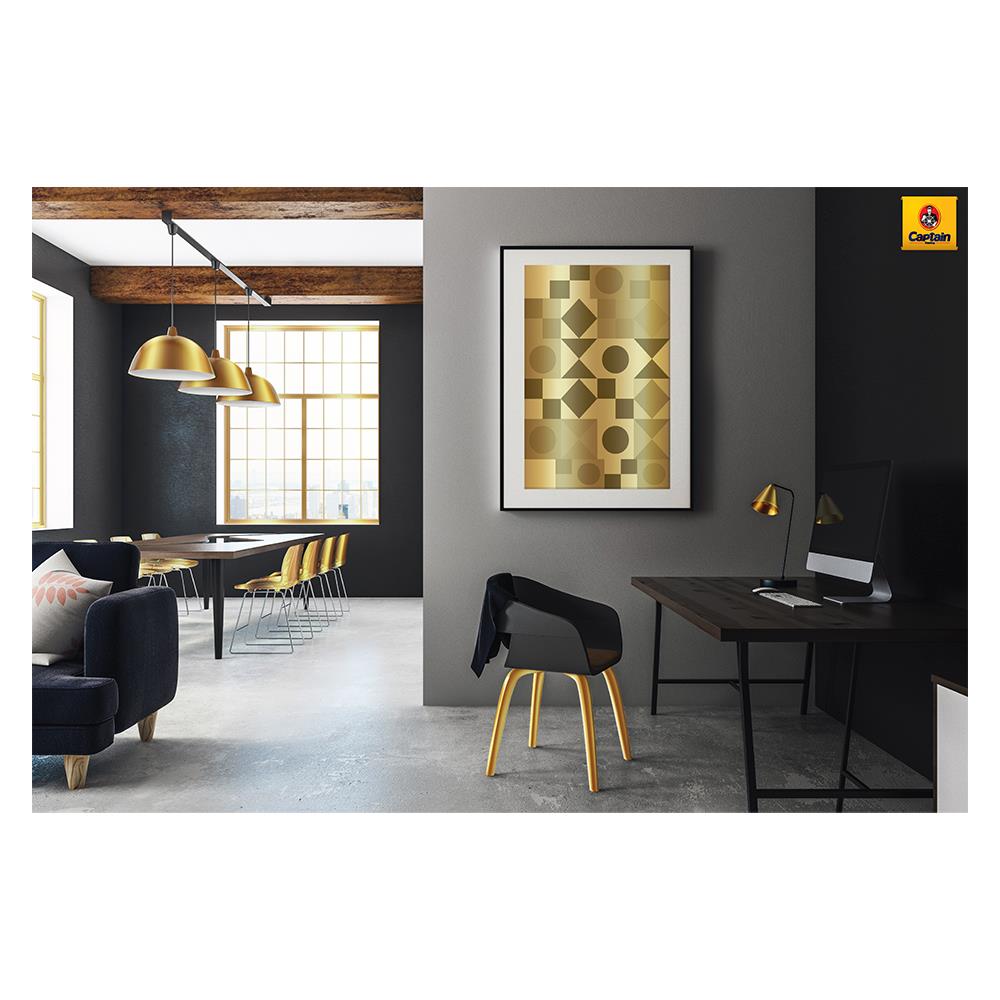 สีทอง CAPTAIN GOLD PAINT 1/4 แกลลอน